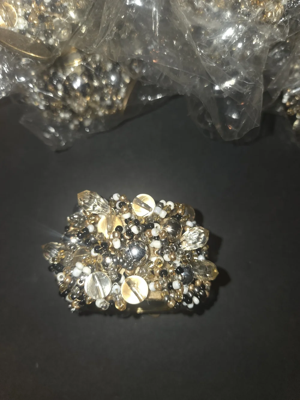 Mackenzie Childs Rare Precious Metals Napkin Ring.